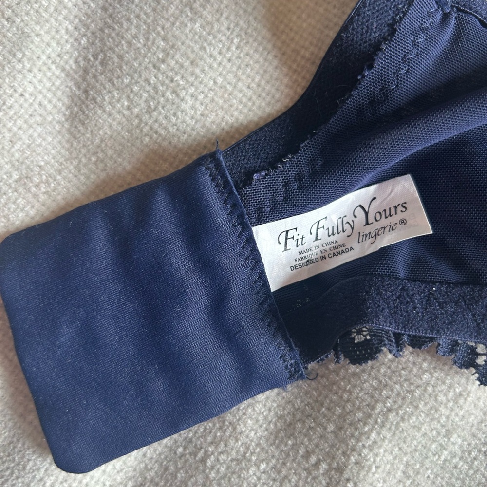 Fitfully Yours underwire lace bra 34G - Picture 7 of 8